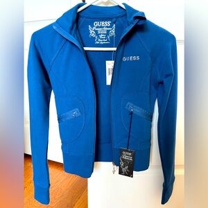 GUESS Blue Activewear Jacket, Size XS, Brand New with Tags NWT